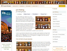 Tablet Screenshot of jam-making.com
